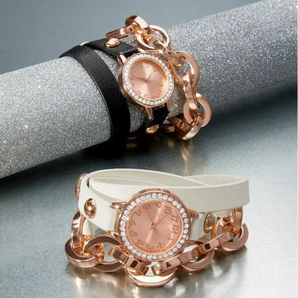 *NWT*-Crystal Wrap Watch